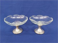 Sterling Silver Dish/Candleholders