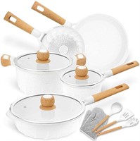 Cooklover French Vintage White 13pc Cookware set