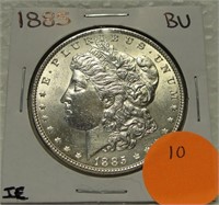 1885 SILVER PEACE DOLLAR