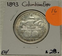 1893 COLUMBIAN EXPO HALF DOLLAR