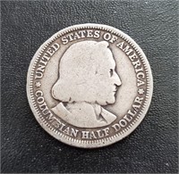 1893 Columbian Exposition Silver Half Dollar Coin