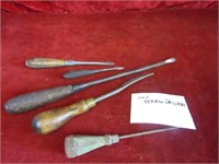 Old antique screwdrivers.