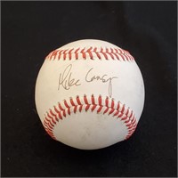 Mike Lansing Autographed Baseball Casper Native