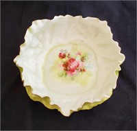Antique RS Germany Cabbage Leaf Porcelain Bowl