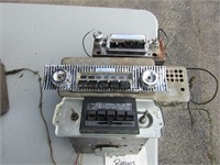 (3) Old automotive radios.