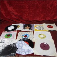 (11) Vintage Vinyl LP 45 record albums.