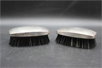 Pair of Vintage Webster Sterling Silver Brushes