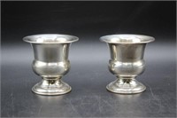 B & M Sterling Silver Toothpick Holders