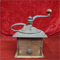 Antique Lap coffee grinder.