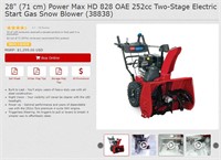Toro Power Max 828 OAE