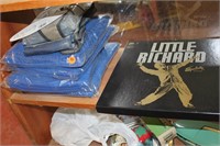Little Richard CD, new fleece throw blankets, cady