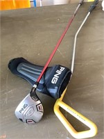 Ping G15 3-wood and weighted club