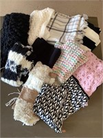 10 - assorted scarves