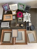 25 - assorted picture frames