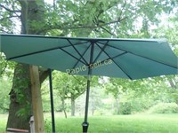 Umbrella with Cast Iron Stand