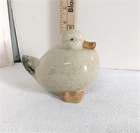 Stoneware Duck Figurine