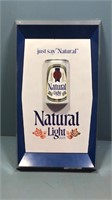 Natural Light beer sign