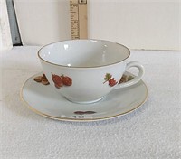 Bavarian China Cup & Saucer