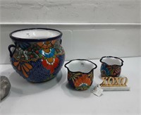 NEW Painted Ceramic Pots & More K11B