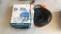 Roof and gutter de-icing cable