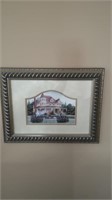 Three small framed pictures. 
(Catherine Karnes