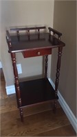 Small two tier table with drawer