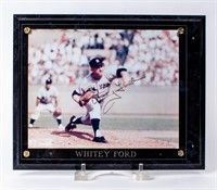 Whitey Ford Signed Photograph AAU and COA