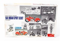 1941 Indian Sport Scout High-Tech Model 1/12 Scale