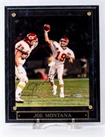 Joe Montana Signed Photograph Upper Deck