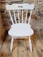 Painted Wood Chair Good Cond