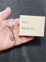 Avon M Initial Keychain