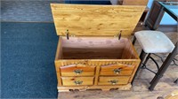 Absolutely beautiful cedar & pine blanket chest