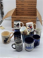 LOT OF 12 COFFEE MUGS