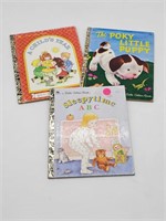 LOT OF 3 LITTLE GOLDEN BOOKS