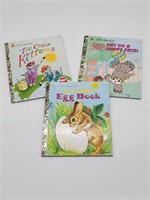 LOT OF 3 LITTLE GOLDEN BOOKS