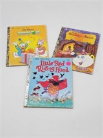 LOT OF 3 LITTLE GOLDEN BOOKS