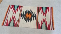 Southwest Native American Woven Rug 1930s