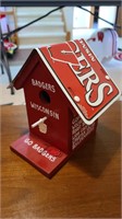 Wisconsin Badgers Bird House