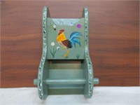 Toilet paper Holder with Rooster