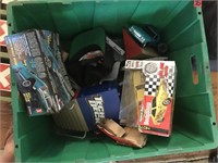 CRATE OF VARIOUS COLLECTABLE TOYS AND DIE CAST