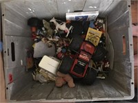 CRATE OF ASSORTED TOYS AND ACTION FIGURES