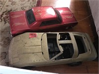 PAIR OF TOY CARS