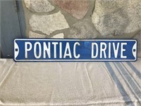 Pontiac Drive Metal Sign