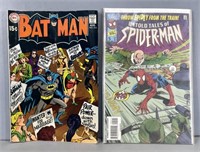 Comic Books -Vintage Spiderman & Bat Man
