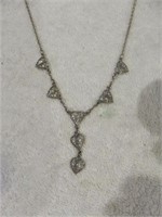 ELEGANT STERLING SILVER NECKLACE WITH HEART
