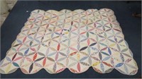 ANTIQUE QUILT - STAINED