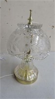 CRYSTAL PARLOR LAMP 13.5"T