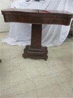 ANTIQUE VICTORIAN STYLE FLAME MAHOGANY FLIP