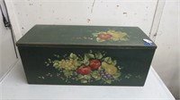 HAND PAINTED FARMHOUSE STYLE TRUNK