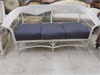 VINTAGE WICKER SOFA